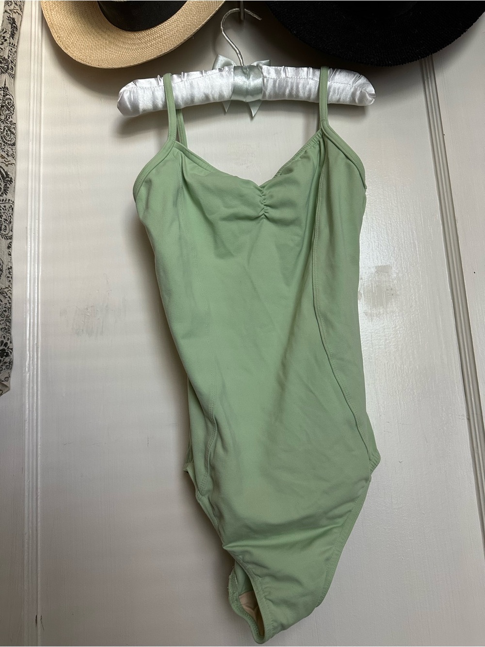 Mirella Sage Green Ballet Dance Leotard